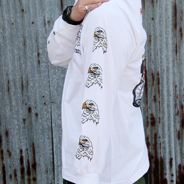 画像4: ガベージワゴン　BEWARE CHOPPERS : TRIPPLE THREAT LS TEE"  [OFF] 