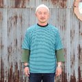 SUNNY SPORTS　"PILE BORDER  TEE"［TURQ］