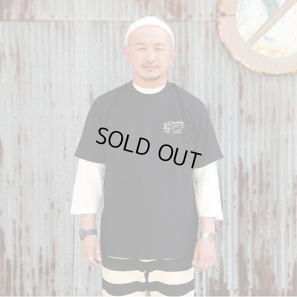 画像1: ウエストライド　WESTRIDE 半袖TEE　PT.TEE.25-09[BLACK] 