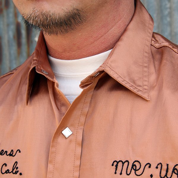 画像2: ウエストライド　 WESTRIDE  "BOX WESTERN SS SHIRTS [SALMON]
