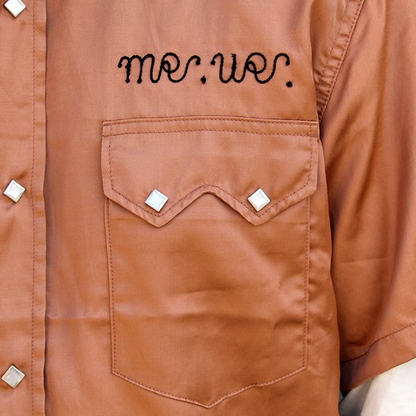 画像3: ウエストライド　 WESTRIDE  "BOX WESTERN SS SHIRTS [SALMON]