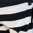 画像5: WESTRIDE  ウエストライド　HEAVY BORDER PANTS[BLK/CRM]  