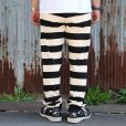 画像3: WESTRIDE  ウエストライド　HEAVY BORDER PANTS[BLK/CRM]  