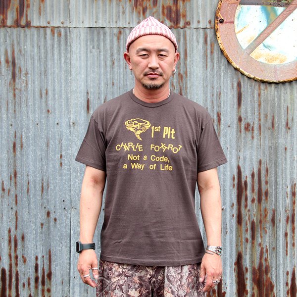 画像1: ウエアハウス　セコハン 半袖TEE　WAREHOUSE 2ND-HAND ”CF 1ST PLT” [CAL] Lot 4064 