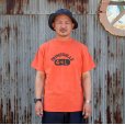 画像1: ダブルワークス 半袖Tee DUBBLE WORKS  S/STee "PAYNESVILLE"［PD ORANGE］ (1)