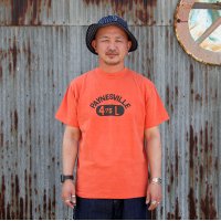 ダブルワークス 半袖Tee DUBBLE WORKS  S/STee "PAYNESVILLE"［PD ORANGE］
