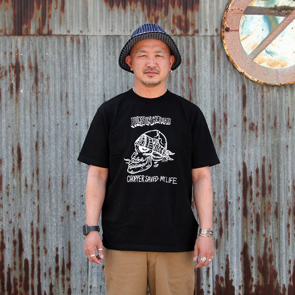 画像1: ウエストライド　WESTRIDE 半袖TEE　PT.TEE.25-10[BLACK] 