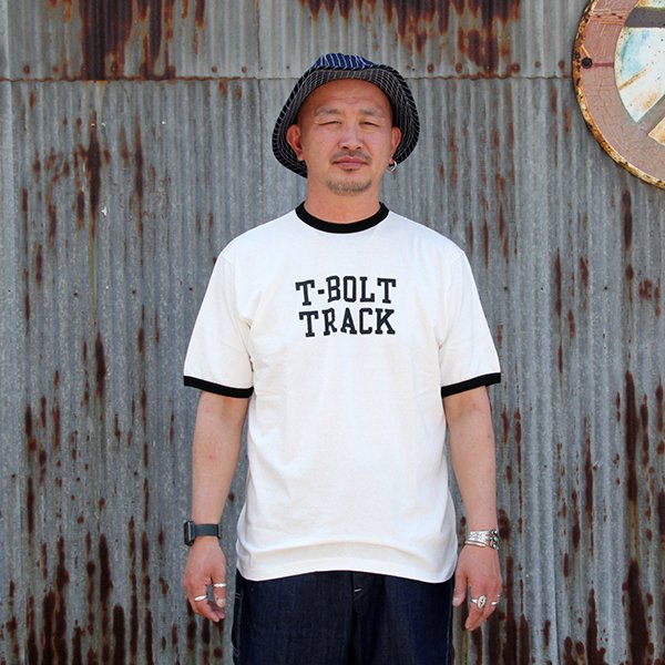 画像1: ダブルワークス　DUBBLEWORKS　半袖TEE　 ”T-BORT TRACK”[OFF] Lot 34006-01
