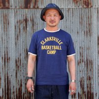 ウエアハウス 半袖TEE Lot 4059 リンガーTEE "CLARKSVILLE "[NAVY×CREAM] 