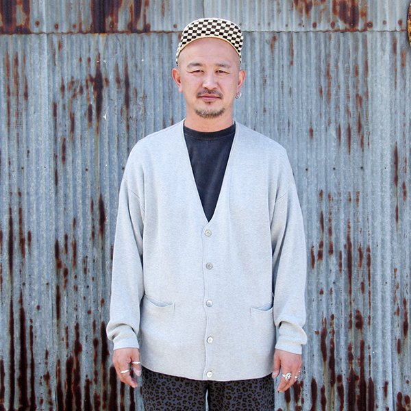 画像1: JACKSON MATISSE ジャクソンマティス　”VISCOSE CARDIGAN”[GRAY] 