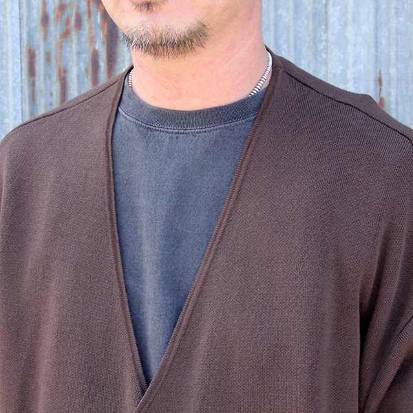 画像2: JACKSON MATISSE ジャクソンマティス　”VISCOSE CARDIGAN”[BROWN] 