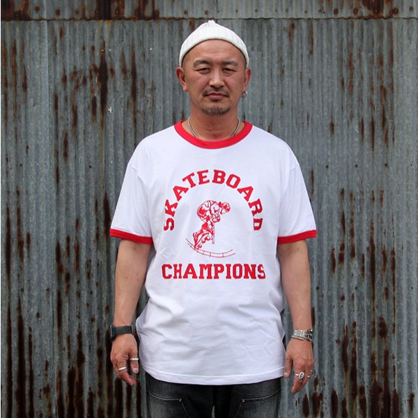 画像1: ジャクソンマティス　JACKSON MATISSE 半袖TEE　”SKATEBOARD CHAMPIONS Tee”[RED] 