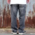 画像3: JACKSON MATISSE ジャクソンマティス　 ”Skrova×JM Double knee Stretch Denim Pants” [BLACK] 