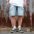 画像1: ジャクソンマティス　JACKSON MATISSE　"Stretch Denim Shorts"[BLUE]  (1)