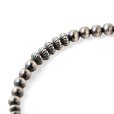 画像2: NAVAJO BEADS BRESS インディアンジュエリー　ナバホビーズチェーン 5mm玉MIX　[SILVER] (2)