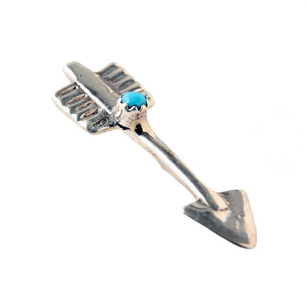 画像1: NAVAJO インディアンジュエリー　ピン　”ARROW”[SILVER]