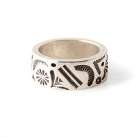 NAVAJO  RING インディアンジュエリー　ナバホリング　[SILVER]　STUART YELLOWHORSE