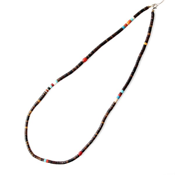 画像1: SANTO DOMINGO インディアンジュエリー　ビーズネックレス[NATURAL STONE]ALEXANDRIA CORIZ