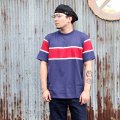 ウエアハウス 半袖TEE Lot 4107  "PANNEL BORDER T "[NVY/OFF] 