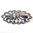 画像3: NAVAJO インディアンジュエリー　ピン　”FLOWER CONCHO”[SILVER]DALE MORGAN (3)