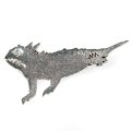 NAVAJO インディアンジュエリー　ピン　”CHAMELEON”[SILVER]ROBBY MANUELITO