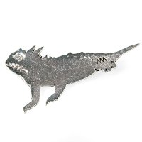 NAVAJO インディアンジュエリー　ピン　”CHAMELEON”[SILVER]ROBBY MANUELITO