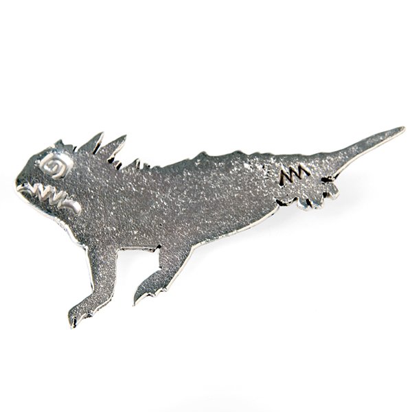 画像1: NAVAJO インディアンジュエリー　ピン　”CHAMELEON”[SILVER]ROBBY MANUELITO
