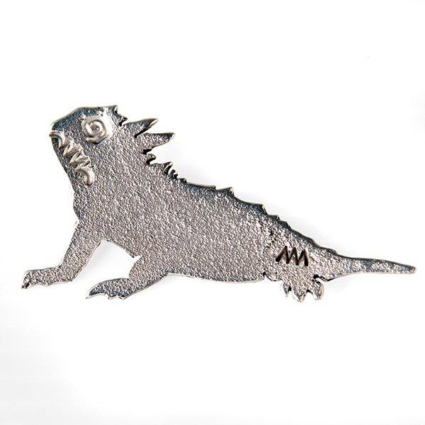 画像2: NAVAJO インディアンジュエリー　ピン　”CHAMELEON”[SILVER]ROBBY MANUELITO