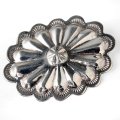 NAVAJO インディアンジュエリー　ピン　”FLOWER CONCHO”[SILVER]DALE MORGAN