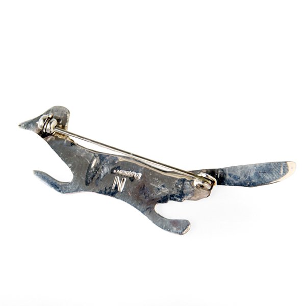 画像4: NAVAJO インディアンジュエリー　ピン　”ROADRUNNER”[SILVER]PAULINE NELSON