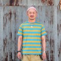 クッシュマン　CUSHMAN  半袖TEE Lot 26870 " BORDER T "[GOLD/SAX] 