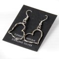 NAVAJO インディアンジュエリー　ピアス　”HEART”[SILVER]