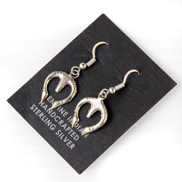 画像1: NAVAJO インディアンジュエリー　ピアス　”NAJA”[SILVER]