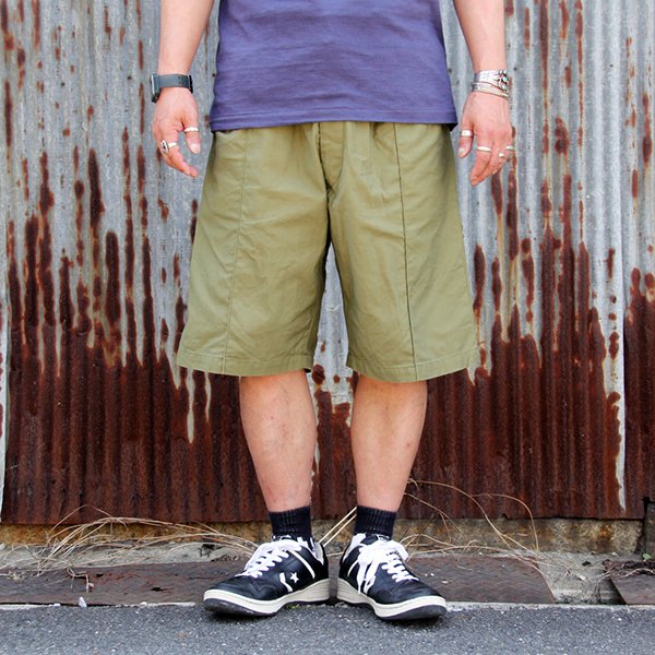 画像1: ONEPIECEOFROCK ワンピースオブロック　MILITARY SHORTS　"CAVALRY"[OLIVE] 
