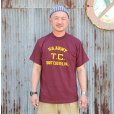画像1: ウエアハウス 半袖TEE Lot 4601  "FORT EUSTIS "[BORDEAUX]  (1)