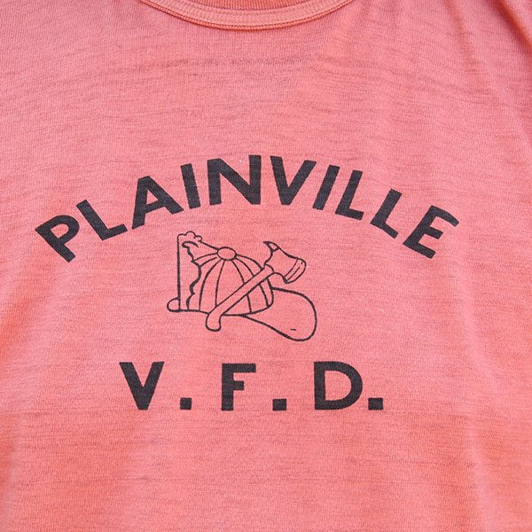 画像2: ウエアハウス 半袖TEE Lot 4601  "PLAINVILLE "[SALMON] 