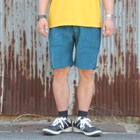 クッシュマン　CUSHMAN　"SUMMER CORDUROY SHORTS"[TURQUOISE] 