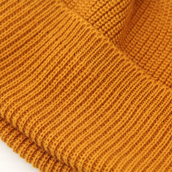 画像2: DAPPERS ダッパーズ　”Classical Type A-4 Cotton Knit Cap ” [GOLD YELLOW]  LOT1800