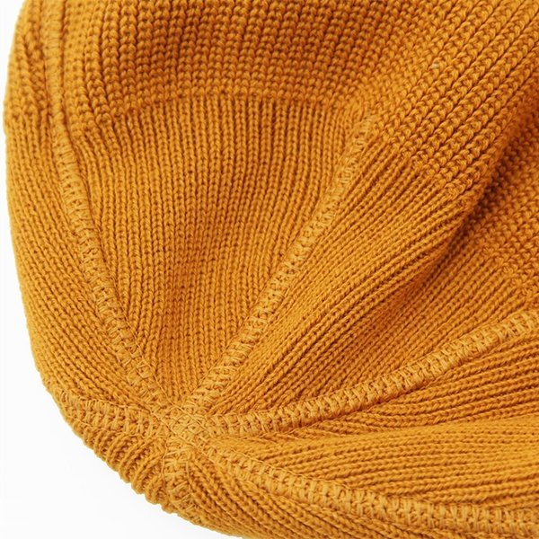 画像3: DAPPERS ダッパーズ　”Classical Type A-4 Cotton Knit Cap ” [GOLD YELLOW]  LOT1800