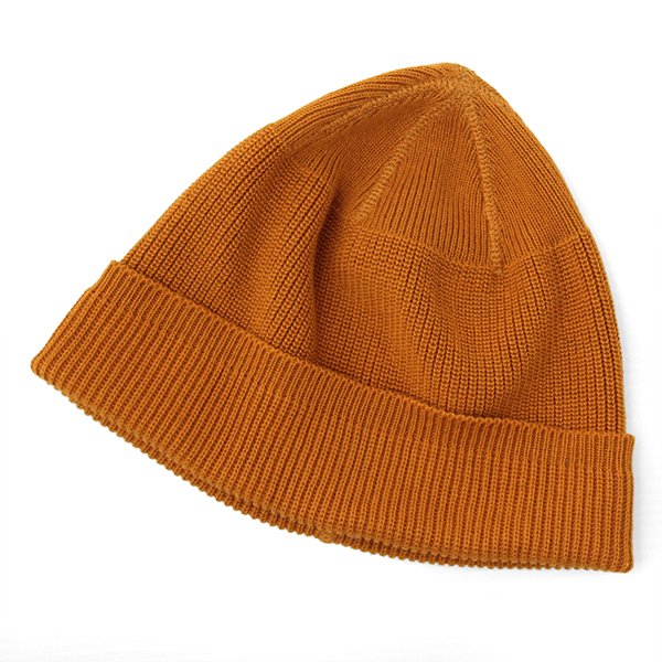 画像1: DAPPERS ダッパーズ　”Classical Type A-4 Cotton Knit Cap ” [GOLD YELLOW]  LOT1800