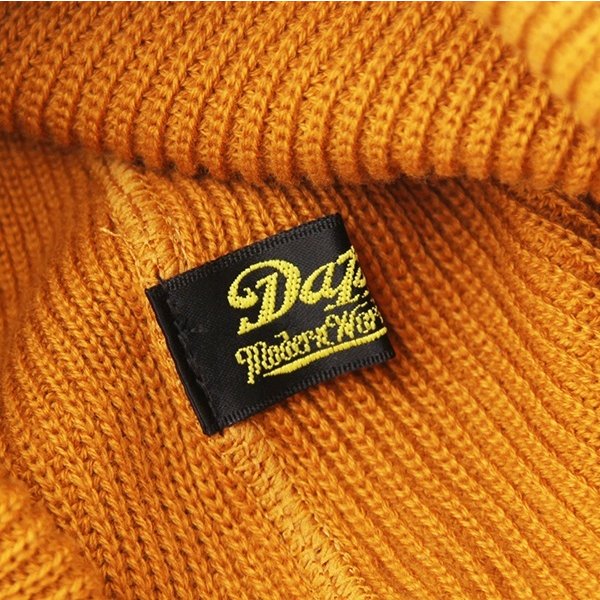 画像4: DAPPERS ダッパーズ　”Classical Type A-4 Cotton Knit Cap ” [GOLD YELLOW]  LOT1800