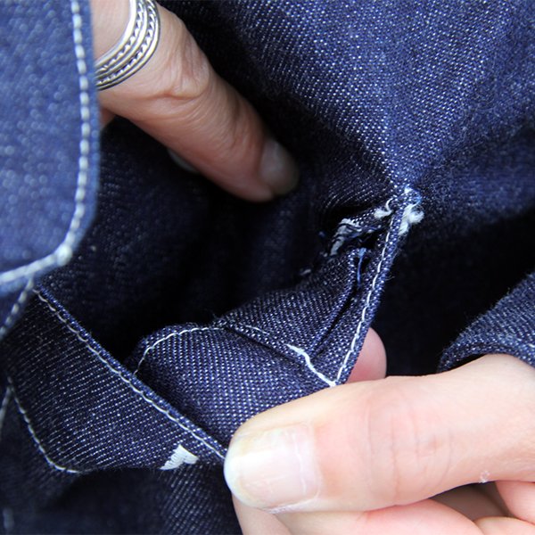 画像9: ワンピースオブロック ONE-PIECE OF ROCK L/S WORK SHIRTS -DOCK SHIRTS- [9OZ DENIM]