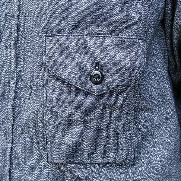 画像5: ワンピースオブロック ONE-PIECE OF ROCK L/S WORK SHIRTS -DOCK SHIRTS- [BLACK HERTHER]