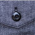 画像6: ワンピースオブロック ONE-PIECE OF ROCK L/S WORK SHIRTS -DOCK SHIRTS- [BLACK HERTHER]
