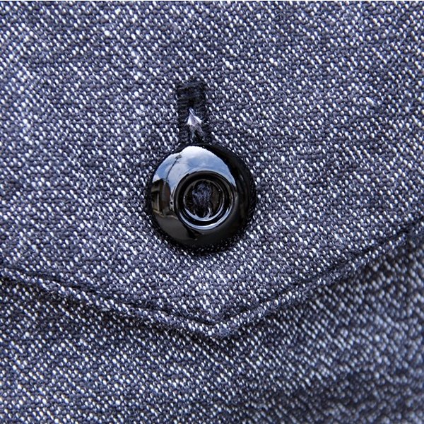 画像6: ワンピースオブロック ONE-PIECE OF ROCK L/S WORK SHIRTS -DOCK SHIRTS- [BLACK HERTHER]