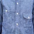 画像6: ワンピースオブロック ONE-PIECE OF ROCK L/S WORK SHIRTS -DOCK SHIRTS- [CHAMBRAY]