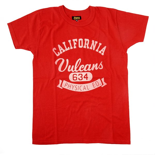 画像1: ダッパーズ　DAPPERS   "Binder Crew Neck Tee Standard Sewing Model "[RED] LOT1550