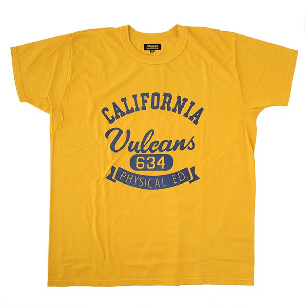 画像1: ダッパーズ　DAPPERS   "Binder Crew Neck Tee Standard Sewing Model "[YELLOW] LOT1550