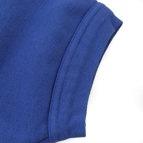 画像6: ダッパーズ　DAPPERS   "3.0mm Binder Crew Neck S/S Sweat Flocky Print "[COBALT BLUE] LOT1779