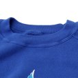 画像4: ダッパーズ　DAPPERS   "3.0mm Binder Crew Neck S/S Sweat Flocky Print "[COBALT BLUE] LOT1779
